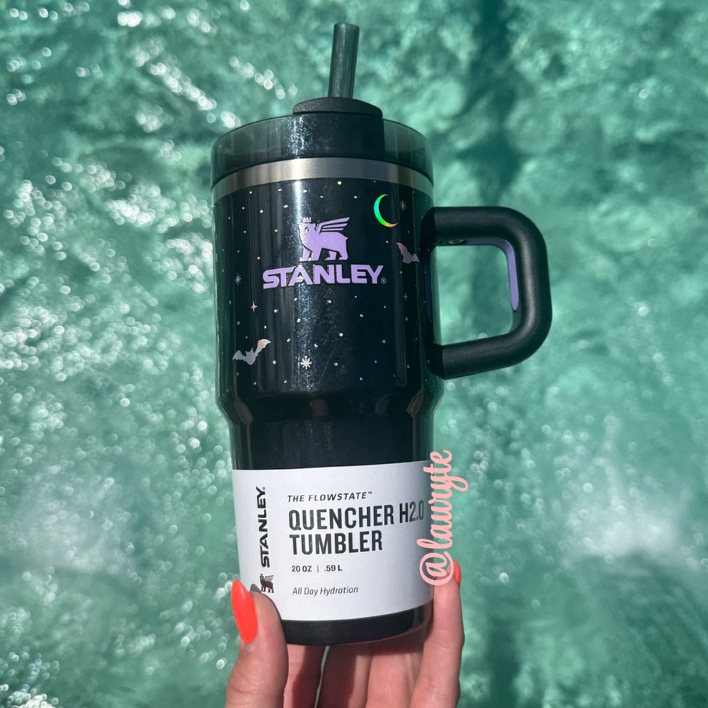 Stanley Halloween 20 oz Stainless Steel Quencher Tumbler in Spellcast Black